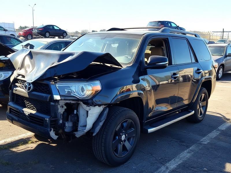 2020 SUV — Side Impact Damage before restoration